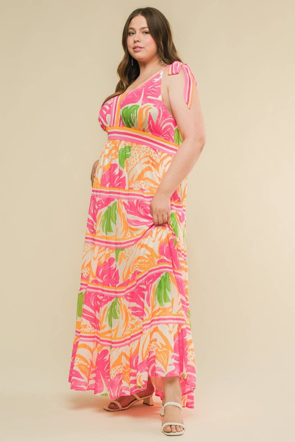 The Palm Beach Maxi Dress - Curvy