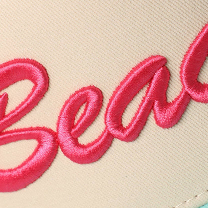 BEACHIN' 3D Embroidered Two-Tone Trucker Hat