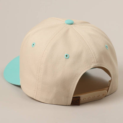 Boats, Boys Text Embroidered Two-Tone Trucker Hat