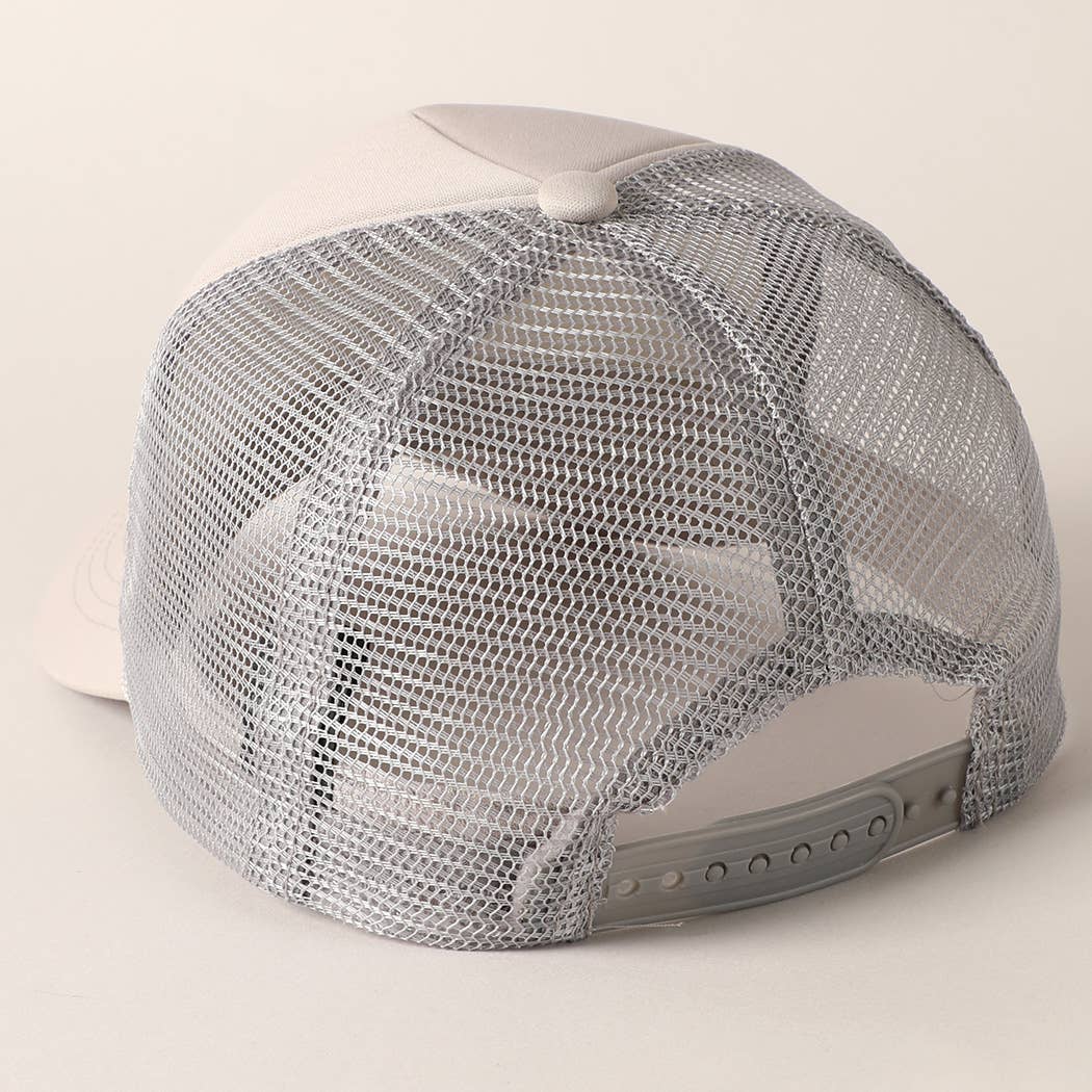 Spooky Ghost Printed Halloween Trucker Hat