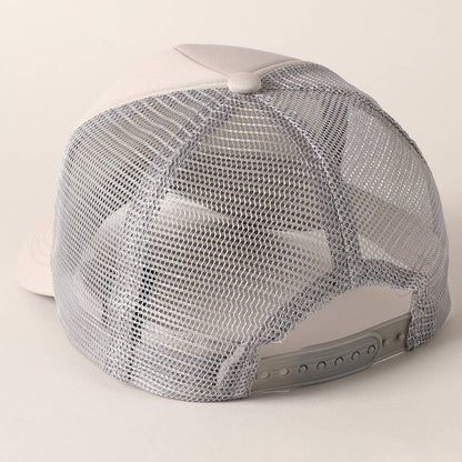 Spooky Ghost Printed Halloween Trucker Hat