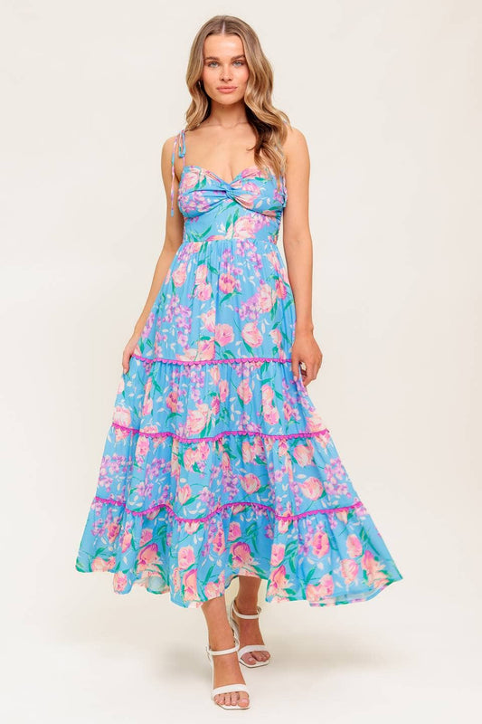 Carolina Bloom Midi Dress