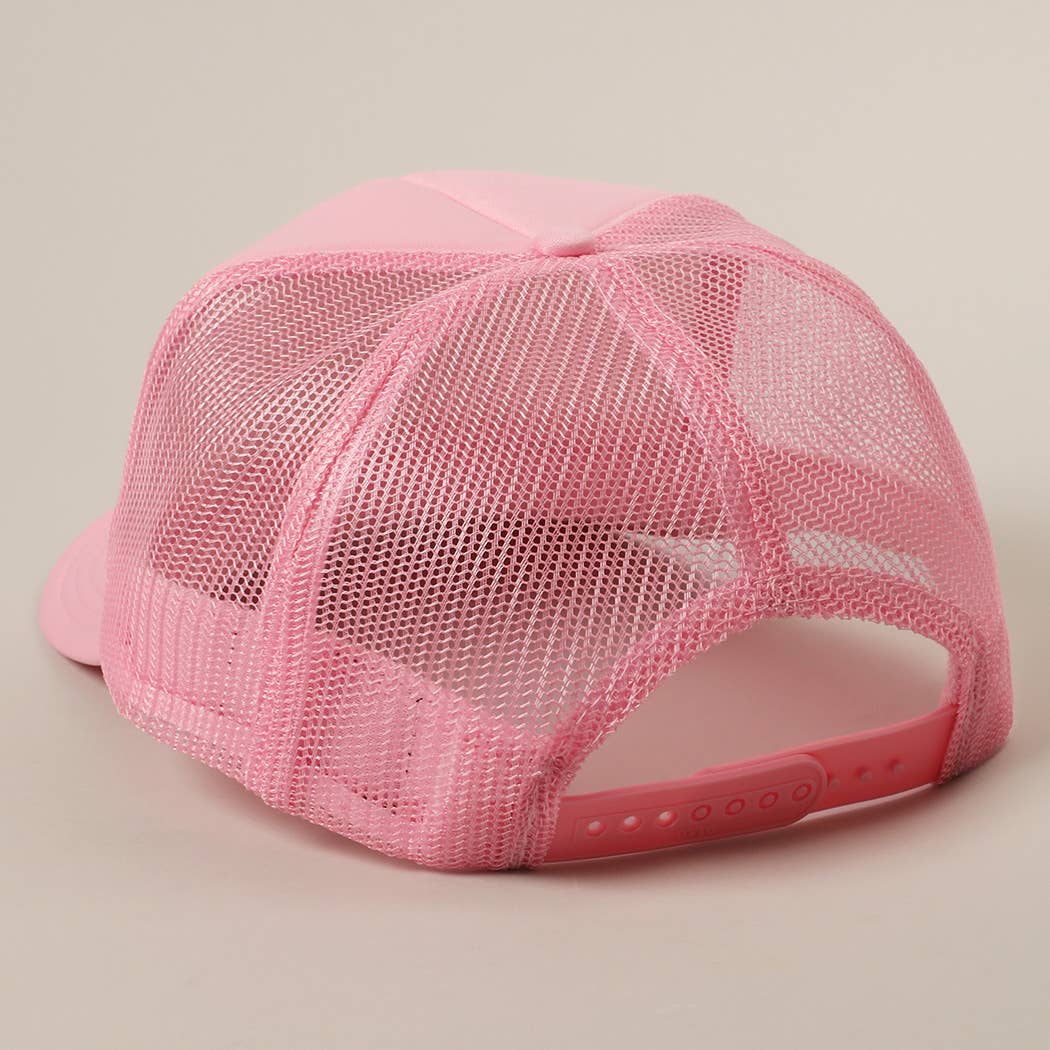 Margs Now, Regret Later Text Printed Mesh Back Cap